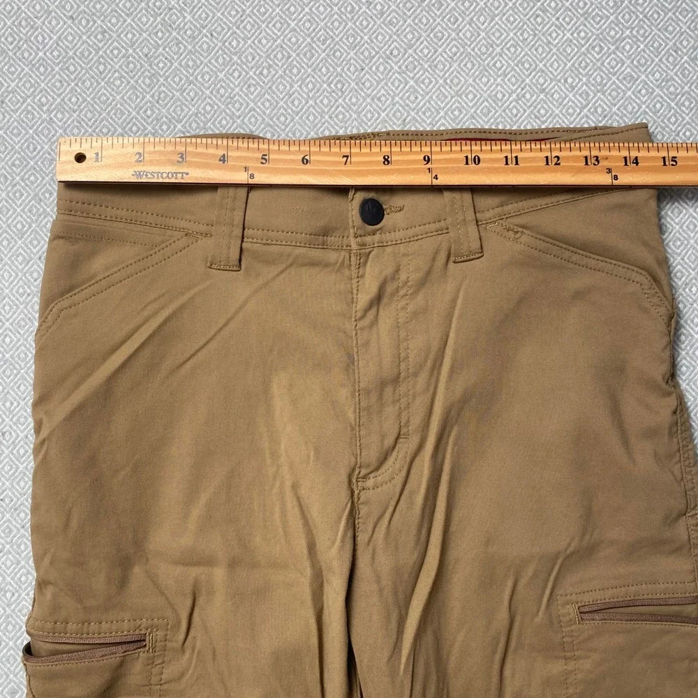 Wrangler Cargo‎ Pants Mens 30/30 Brown ATG All Terrain Gear Outdoor Stretch Slim